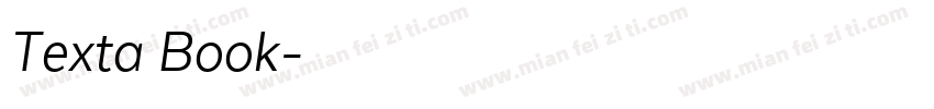 Texta Book字体转换